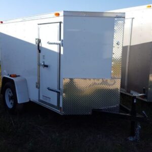 5x10 V Nose Single Axle Diamond Cargo Trailer