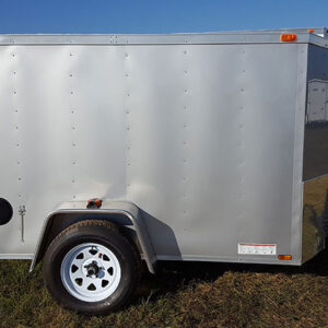 5x8 V Nose Single Axle Diamond Cargo Trailer