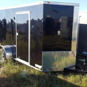 6x10 V Nose Single Axle Diamond Cargo Trailer