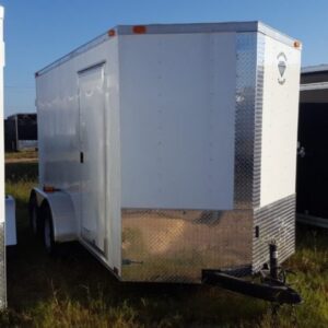6x10 V Nose Tandem Axle Diamond Cargo Trailer
