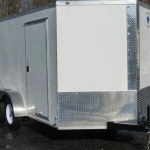 7x10 V Nose Tandem Axle Diamond Cargo Trailer