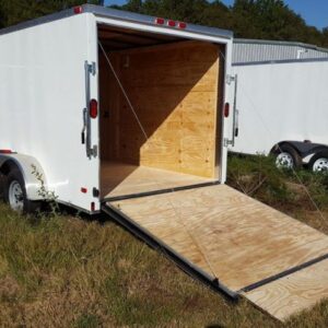 7x12 V Nose Tandem Axle Diamond Cargo Trailer