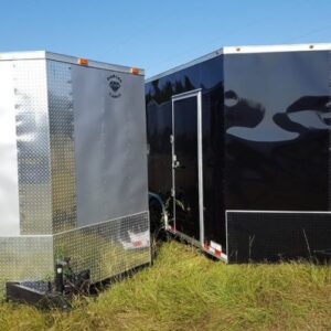 8.5x20 V Nose Tandem Axle Diamond Cargo Trailer