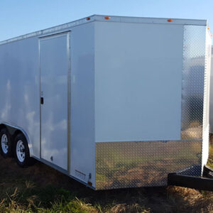 8.5x24 V Nose Tandem Axle Diamond Cargo Trailer
