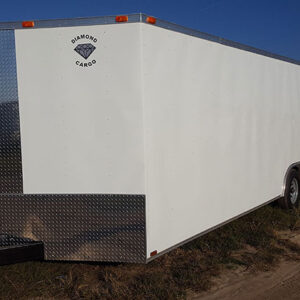 8.5x32 V Nose Tandem Axle Diamond Cargo Trailer
